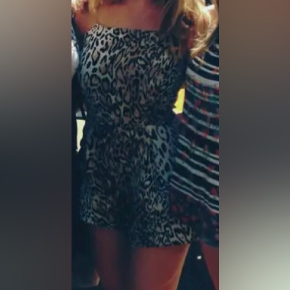Motel Rocks Leopard Romper